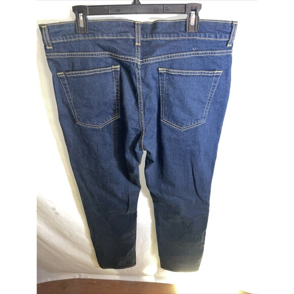 Roebuck & Co. Men’s Straight Jeans Size 36x32 Slim Dark Blue Vtg Streetwear NWT - Picture 8 of 12